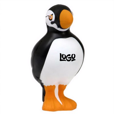 Squeezing PU Foam Puffin Shaped Stress Relief Toy