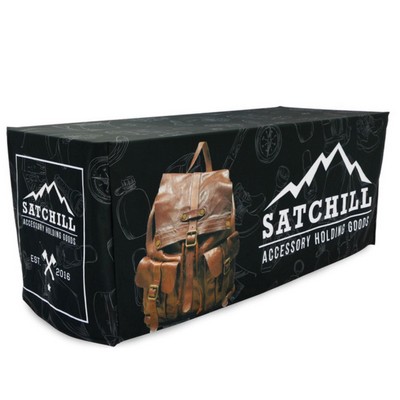 Premium 4' Throw Dye Sublimated Fitted Table Cloth