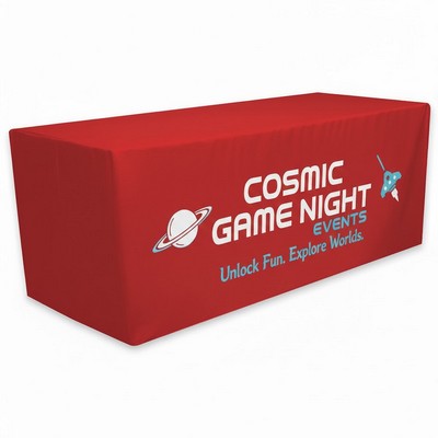 Custom 6' Fitted Vendor Booth Table Cover