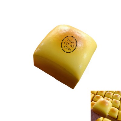 Custom PU Bread-Shaped Stress Reliever Toys