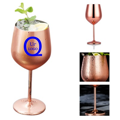 Stainless Steel Goblet Glass